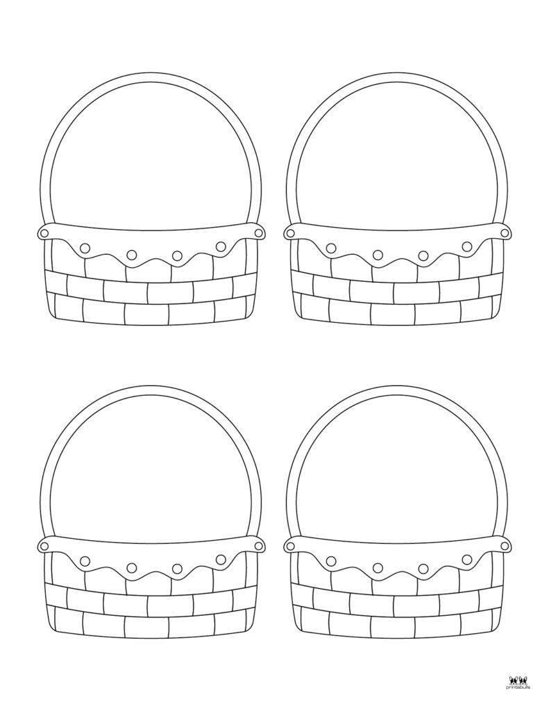 Easter Basket Templates 25 FREE Printables Printabulls
