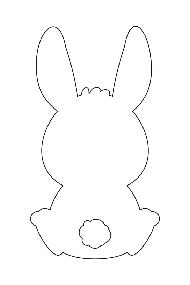 free printable bunny template free printable bunny template