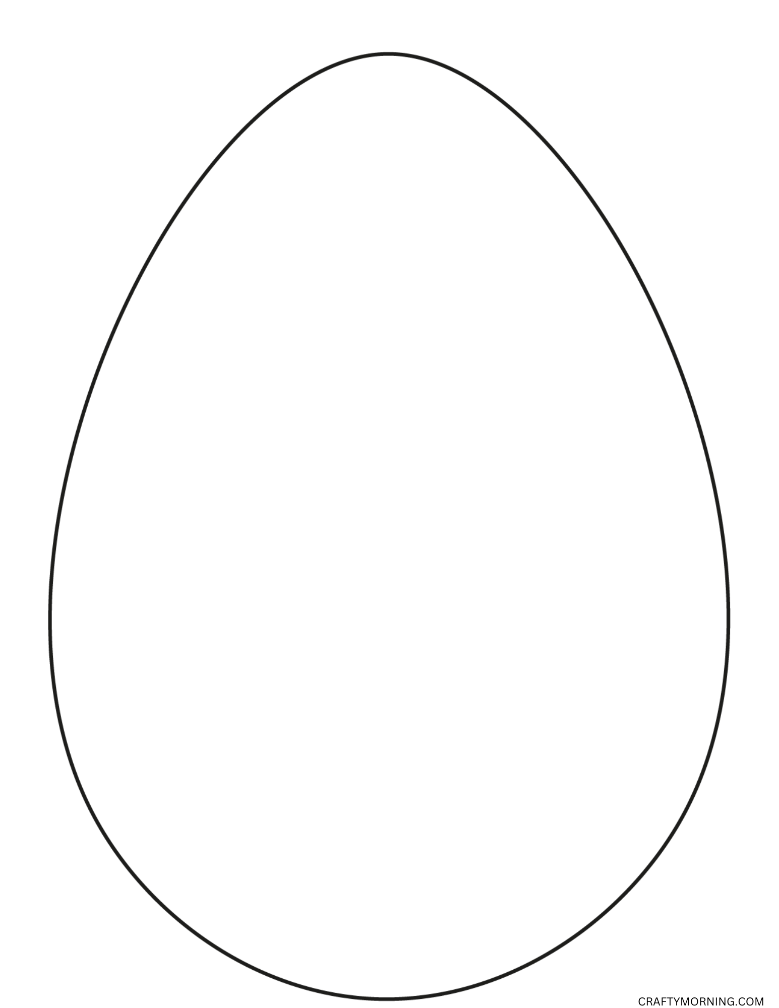 Easter Egg Template To Print Crafty Morning Easter Egg Template To Print Crafty Morning