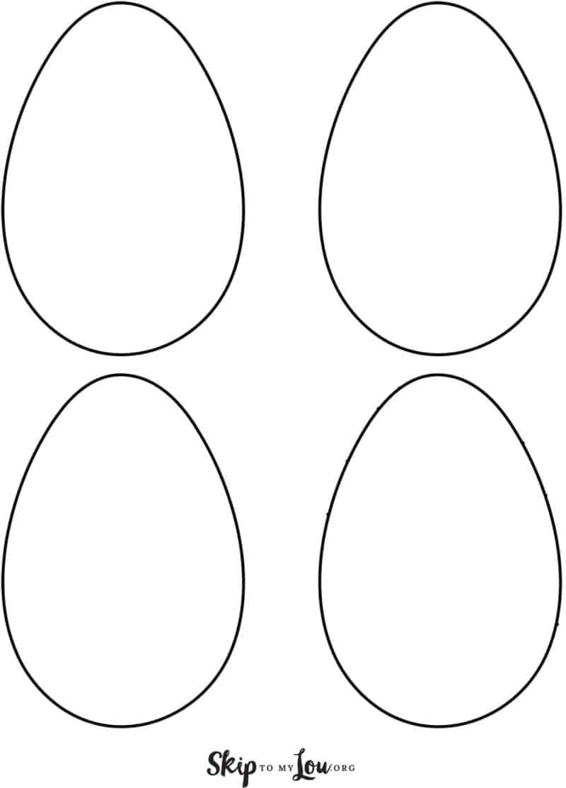 Easter Egg Templates With Pictures For FUN Easter Crafts Skip To My Lou Easter Egg Templates With Pictures For FUN Easter Crafts Skip To My Lou