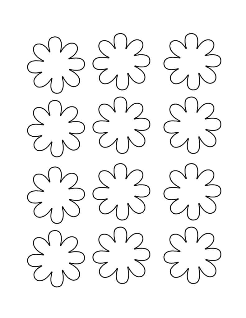 daisy template printable daisy template printable