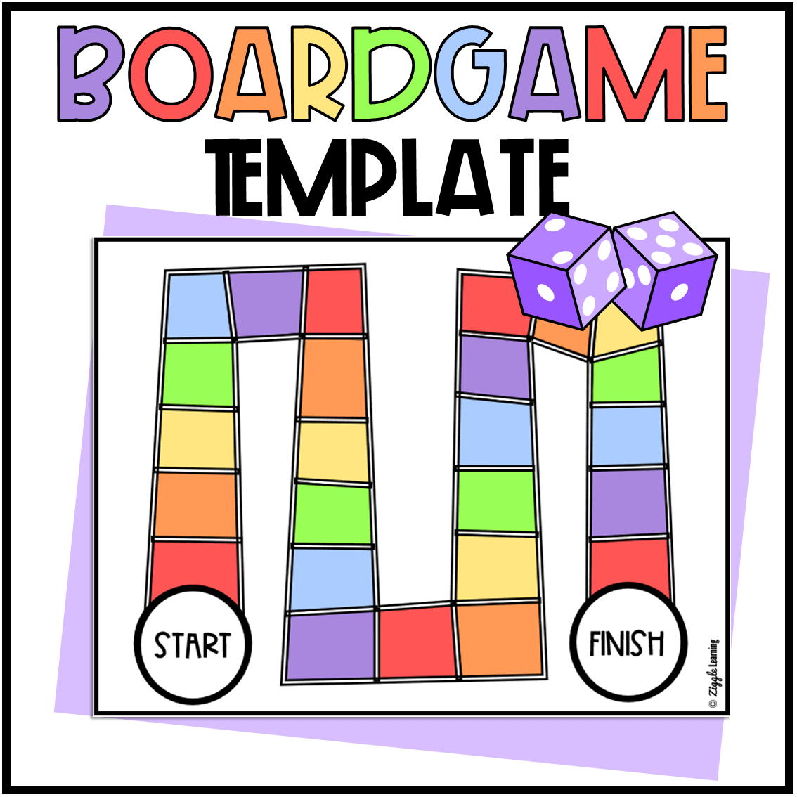 Editable Board Game Template