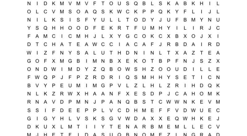 Egg Cell Word Search WordMint