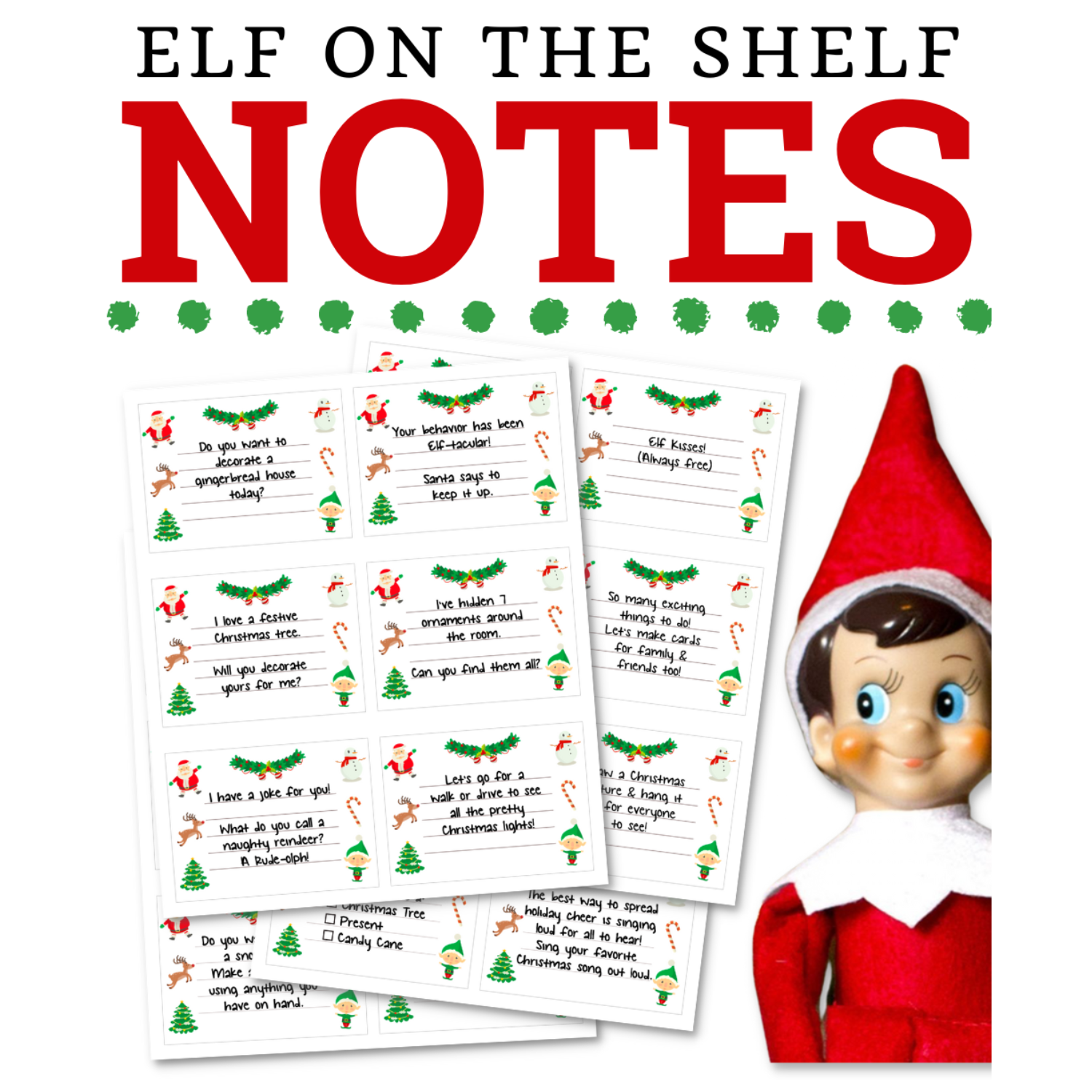 template free elf on the shelf printables