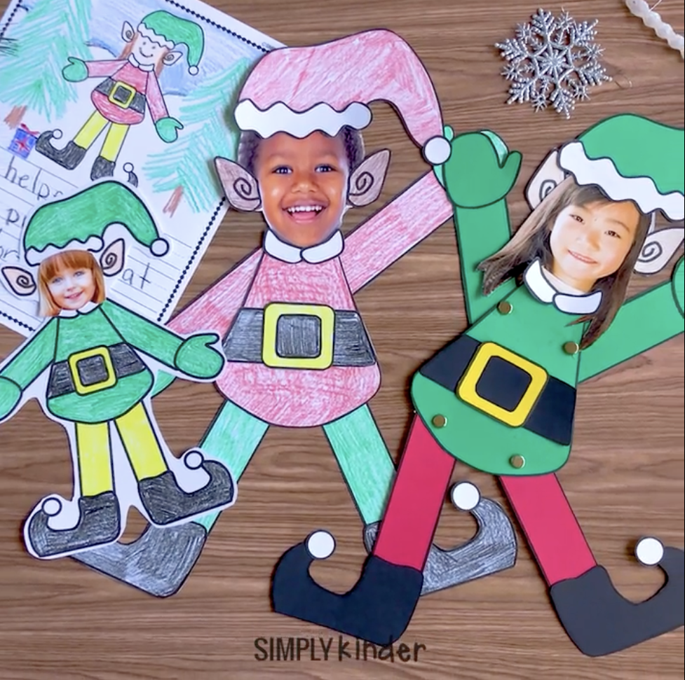 Elf Yourself Craft Simply Kinder Printable Membership