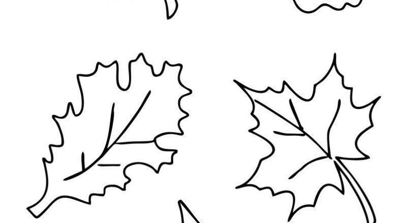 Fall Leaf Printables Printable Party Favors