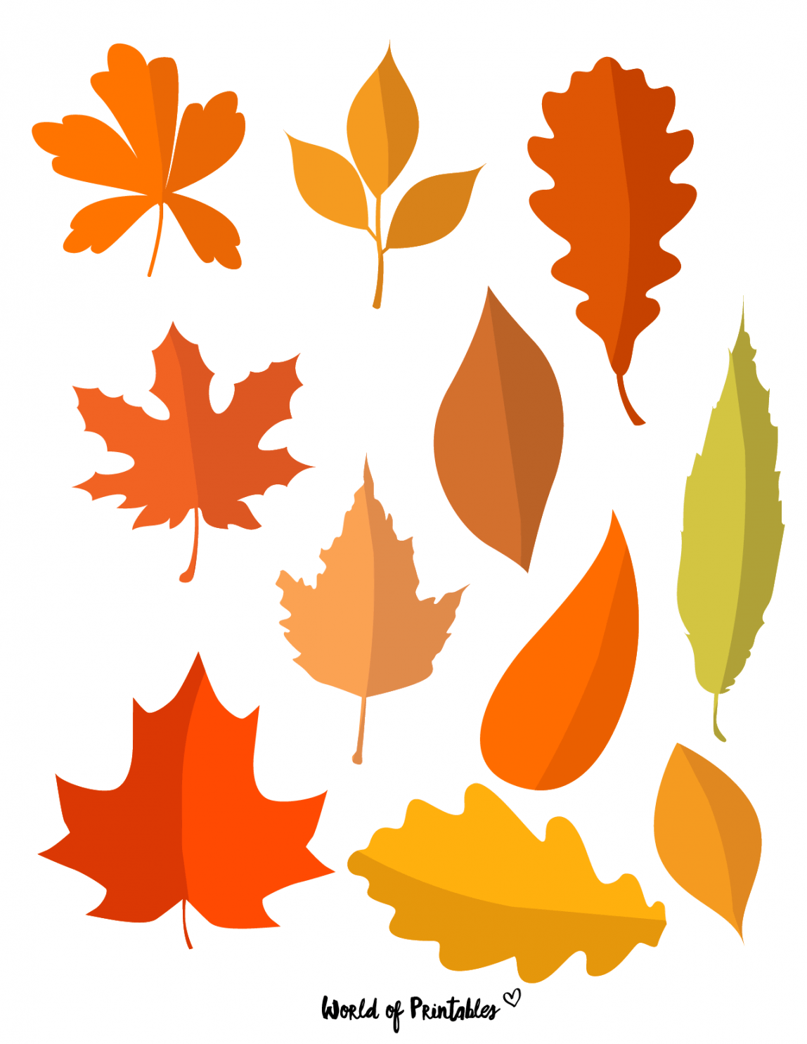 free printable fall leaves template free printable fall leaves template