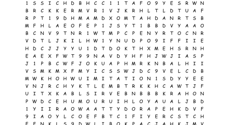 Farce Parody Word Search WordMint