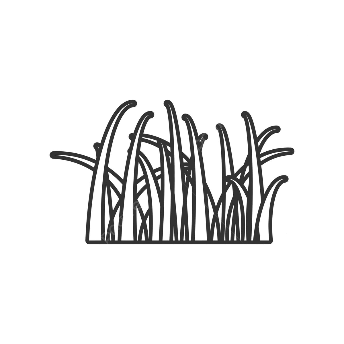 grass template printable