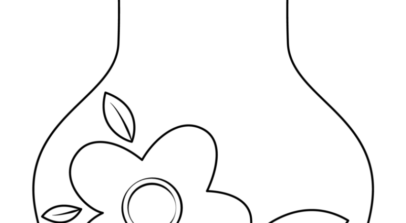 Flower Vase Printable Printable Party Favors