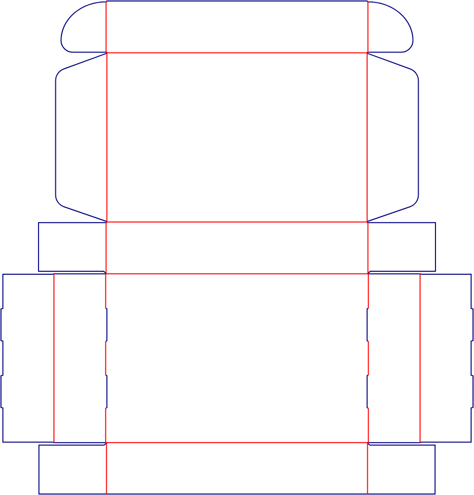 easy printable box template