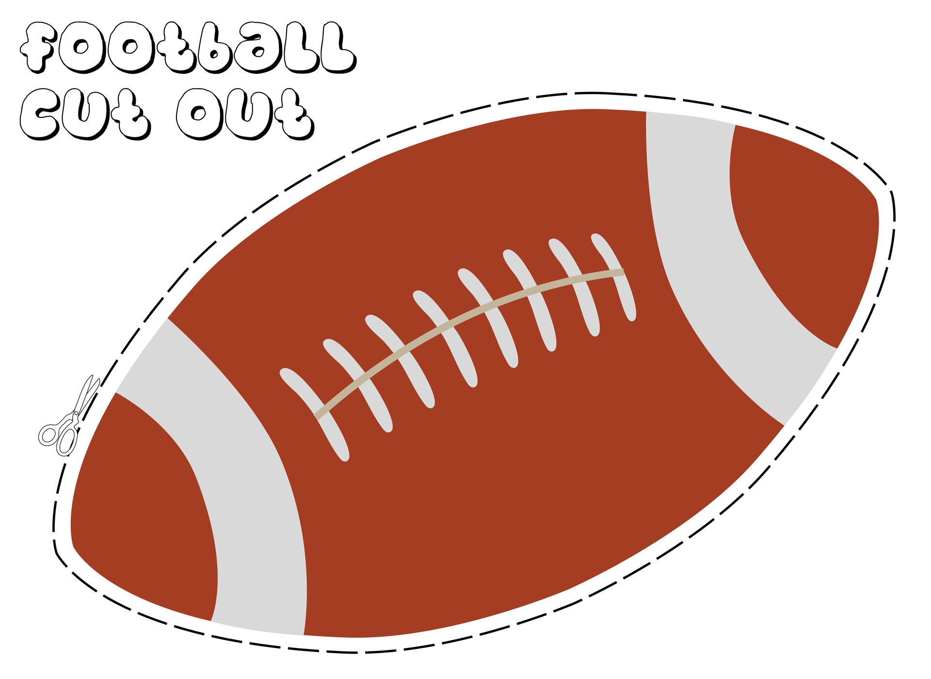 Football Cutouts Printable