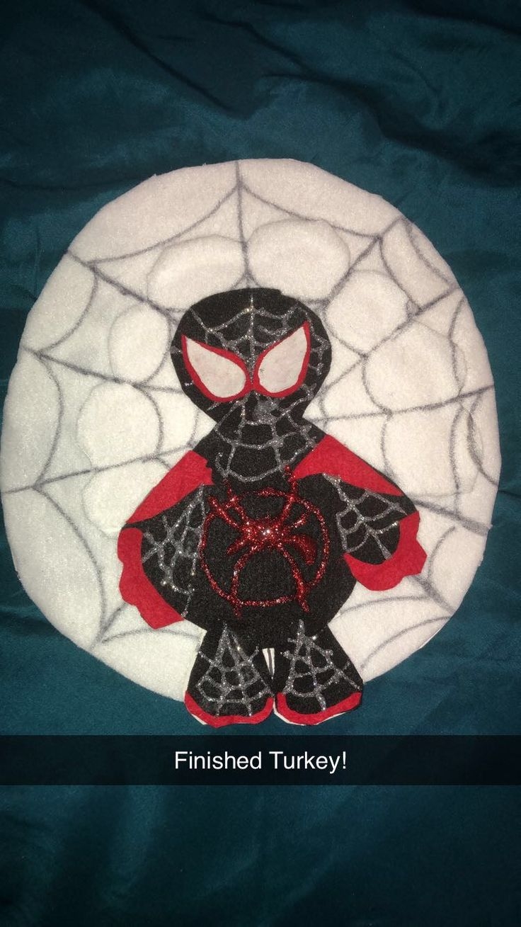 For School My Son Had To Disguise Tom The Turkey It s Such A Fun Project My Son Wanted His Turkey To Look Like Miles Morales From Into The Spider Verse We Had A