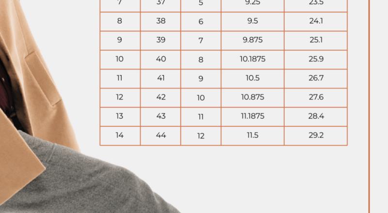 Free Adult Foot Size Chart Template To Edit Online