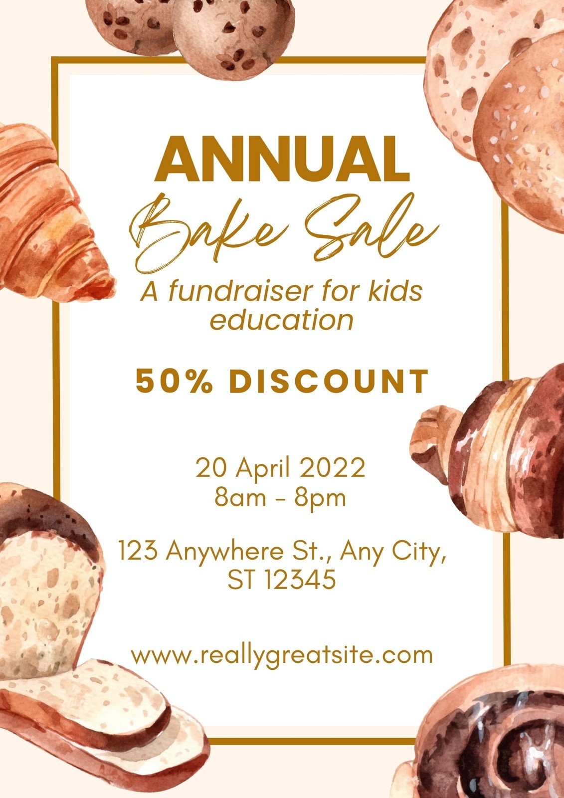 Free And Customizable Bake Sale Templates Canva Free And Customizable Bake Sale Templates Canva