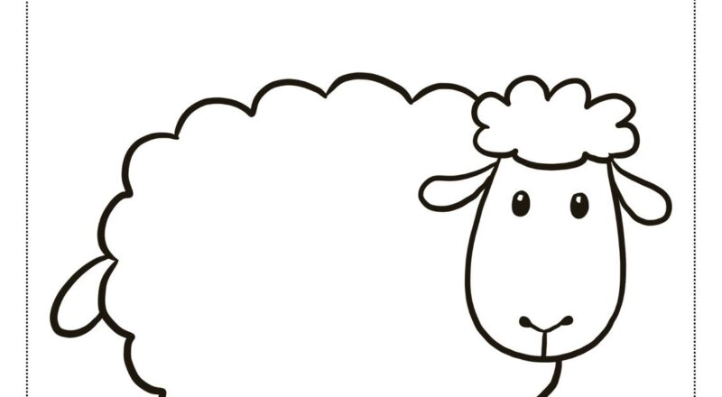 Free And Customizable Sheep Templates