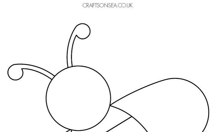 FREE Bee Template Printable PDF Crafts On Sea