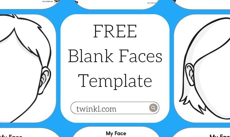 FREE Blank Faces Template