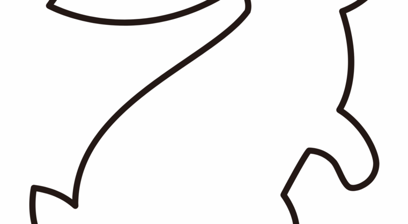 Free Bunny Outlines Printable Templates Crafty Morning