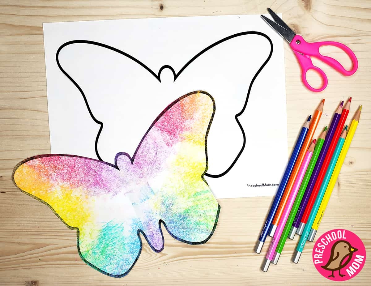 Free Butterfly Template For Preschool Preschool Mom Free Butterfly Template For Preschool Preschool Mom
