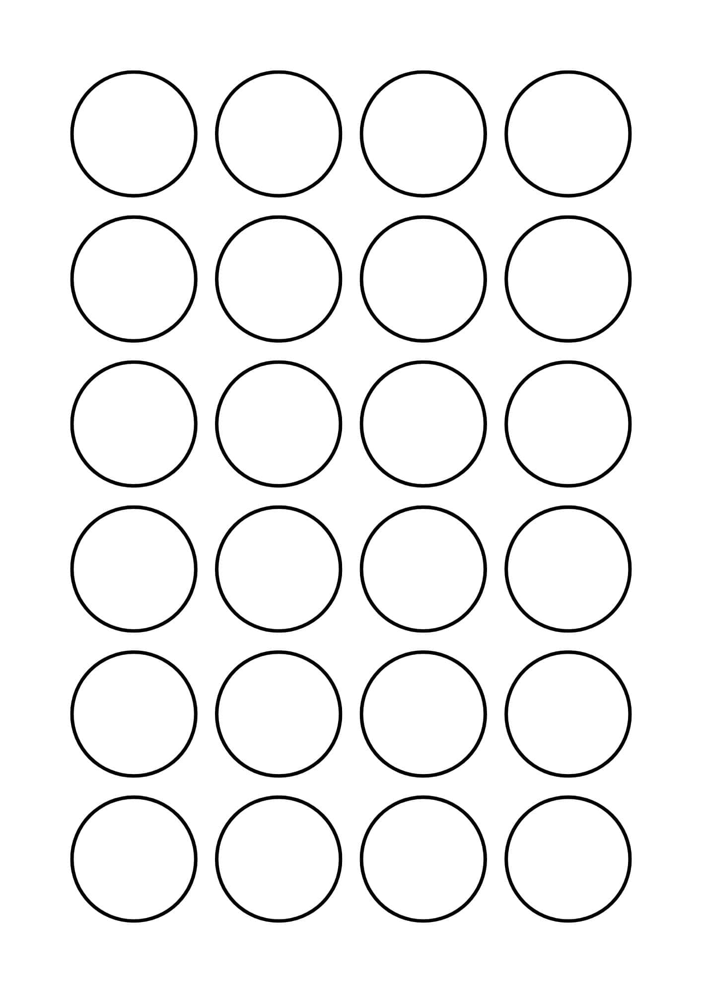circle printable template