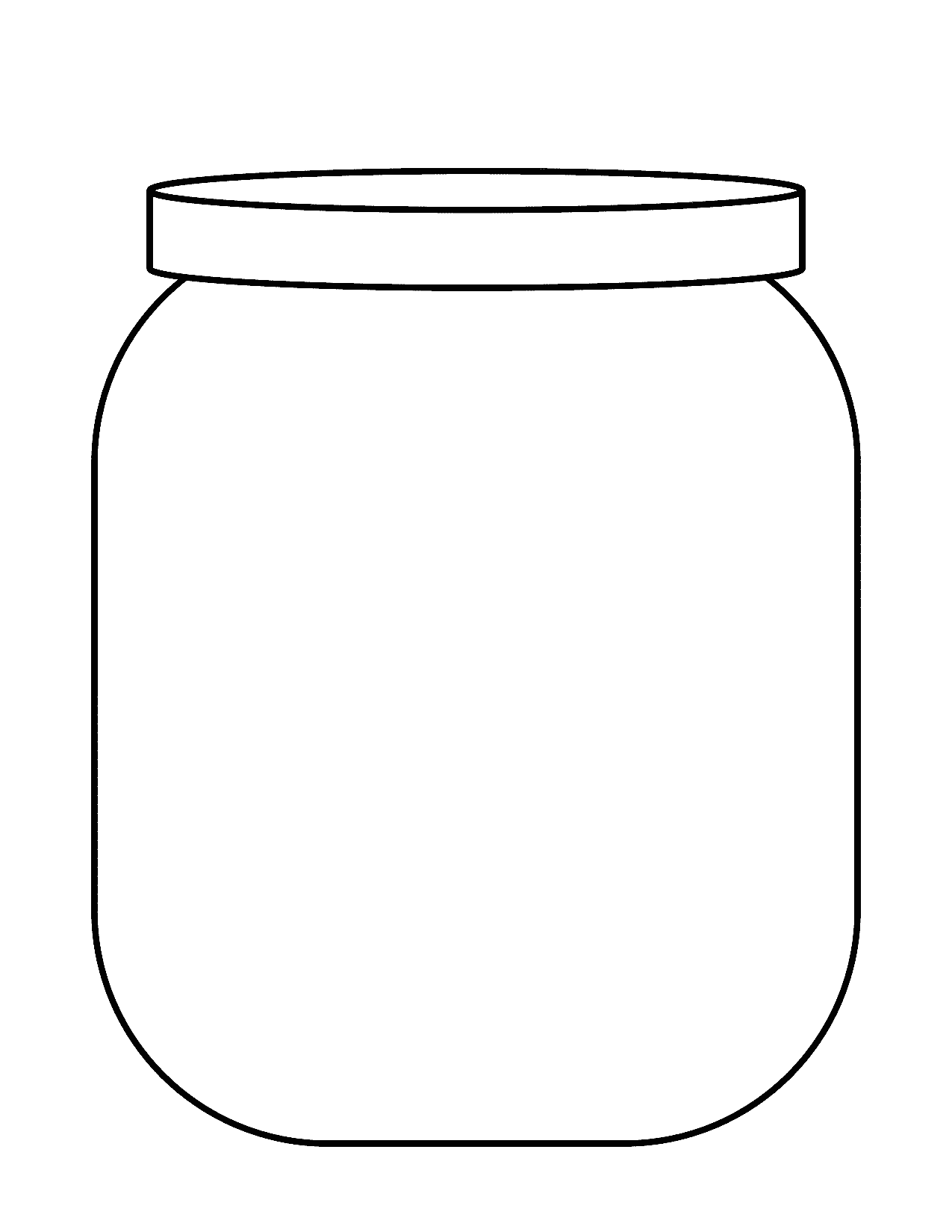 Free Editable Jar Template For Creative Learning
