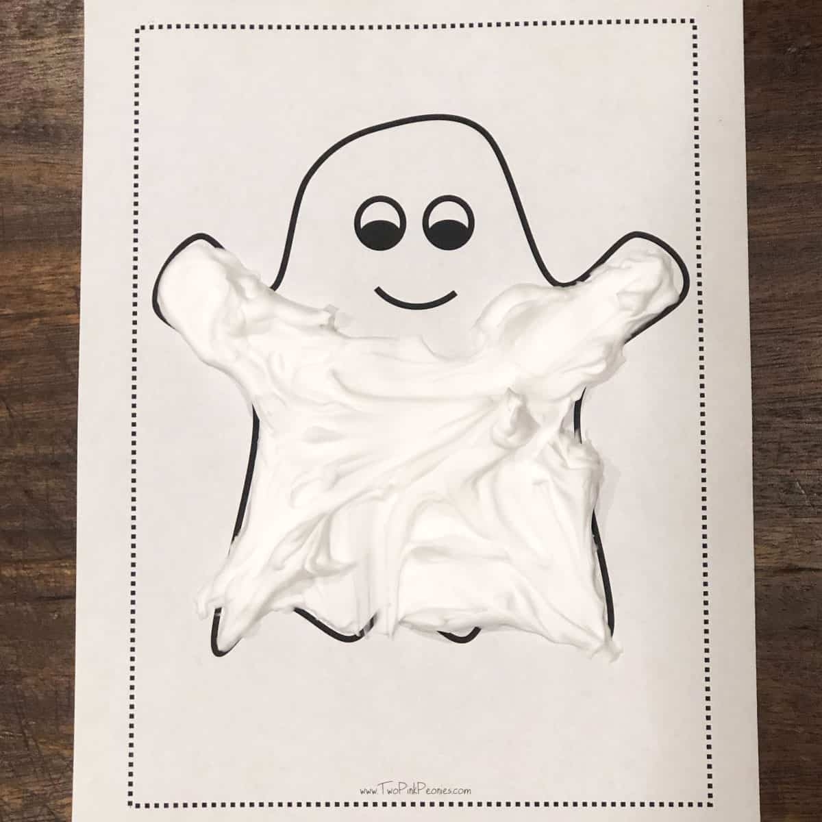 Free Ghost Template Printable free Instant PDF Download 