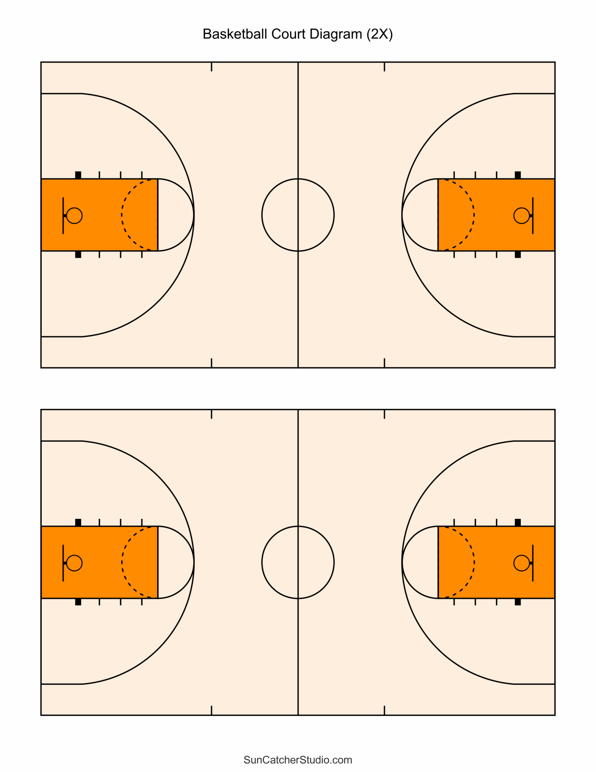 Free Printable Basketball Court Diagrams Layout Free Printables Monograms Design Tools Patterns DIY Projects