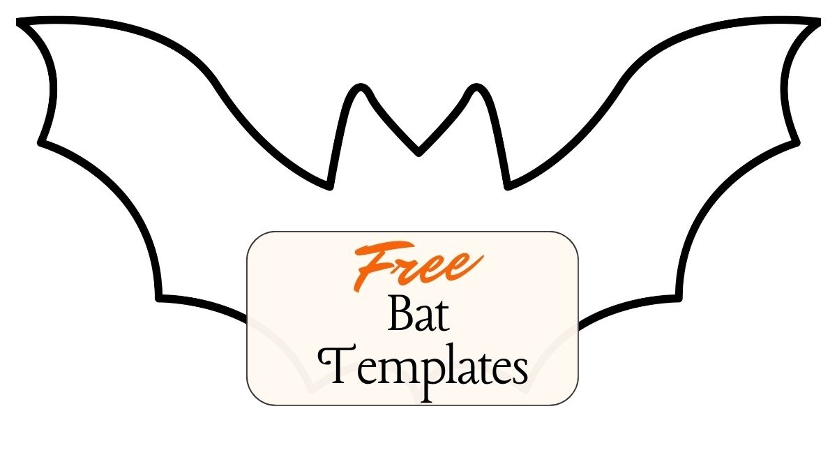 Free Printable Bat Templates For Halloween Crafts Happy Toddler Playtime