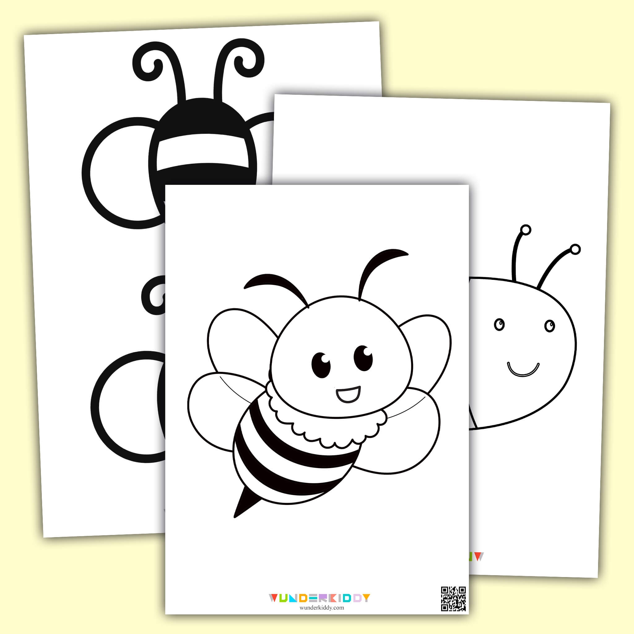 Free Printable Bee Template For Kindergarten Craft Free Printable Bee Template For Kindergarten Craft