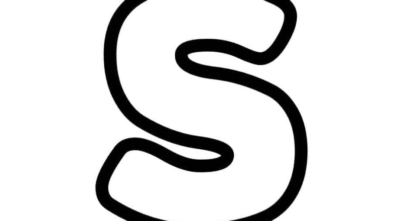 Free Printable Bubble Letter S Bubble Alphabet Letters