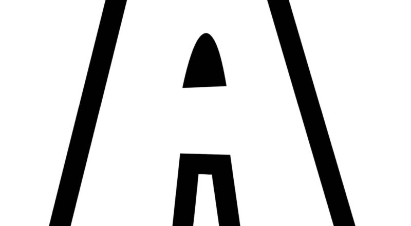 Free Printable Bubble Letter Stencils Bubble Letter A