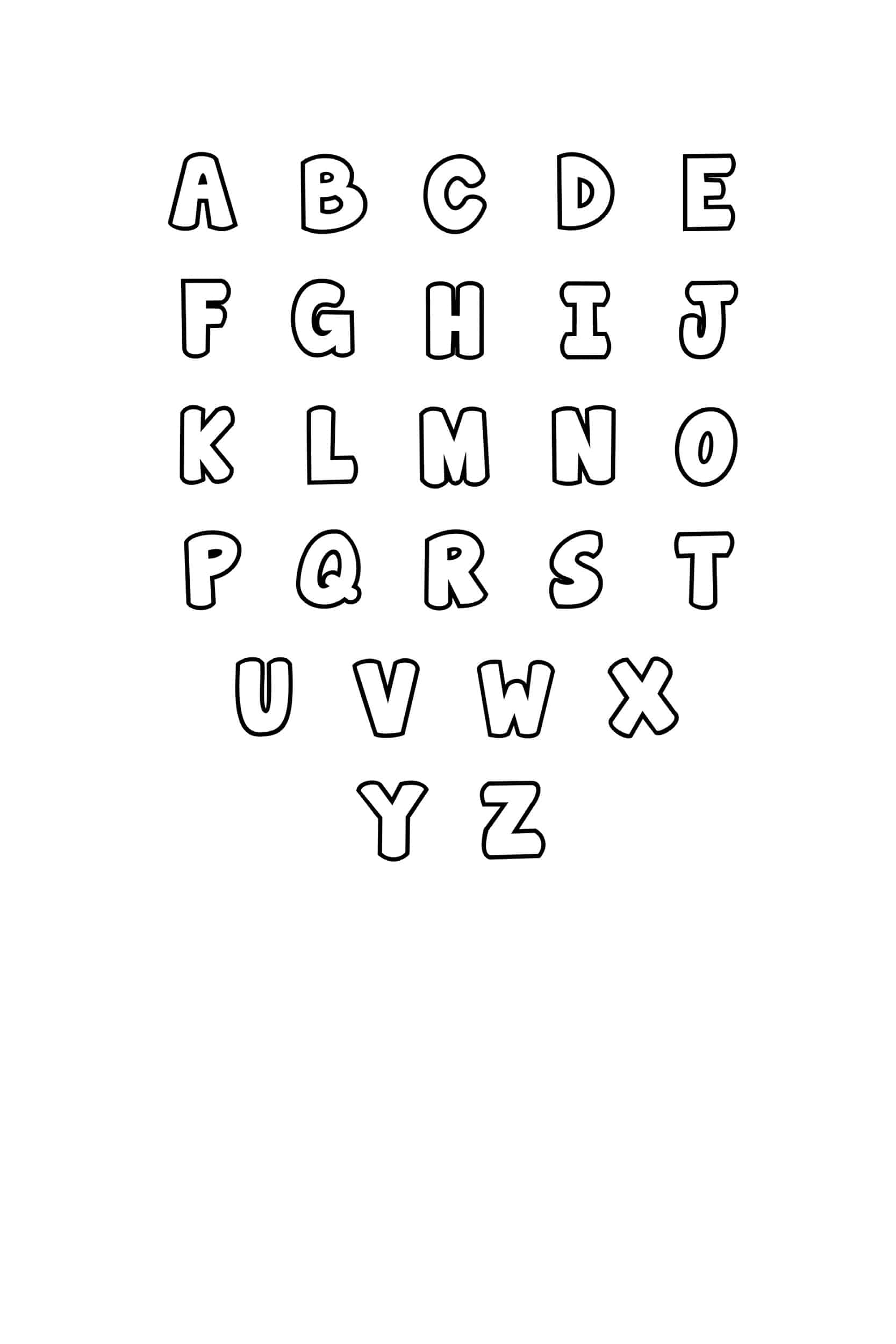 Free Printable Bubble Letter Stencils Bubble Letters Set Free Printable Bubble Letter Stencils Bubble Letters Set