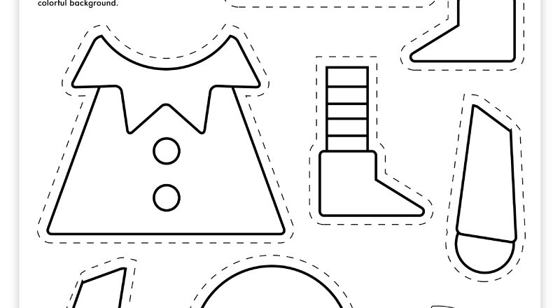 Free Printable Build An Elf Craft Pjs And Paint