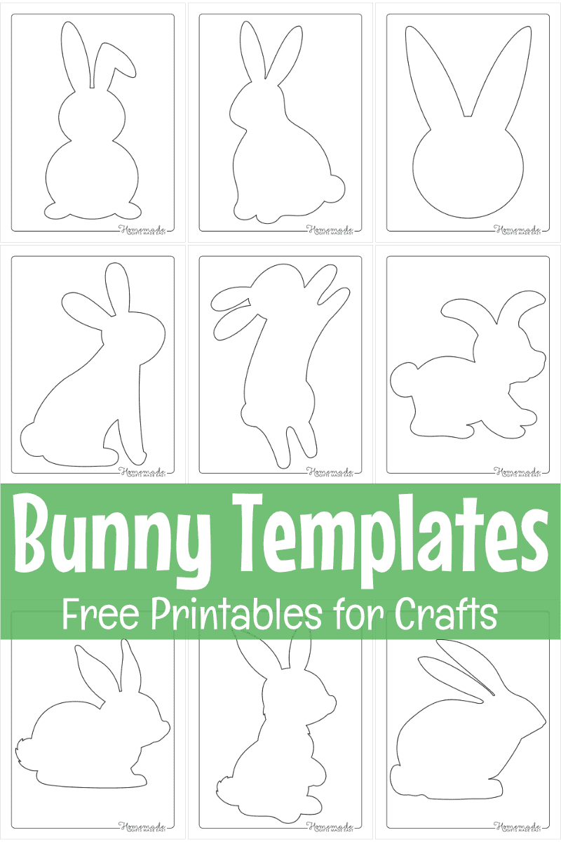 printable bunny template