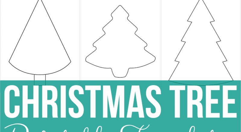 Free Printable Christmas Tree Templates And Outlines