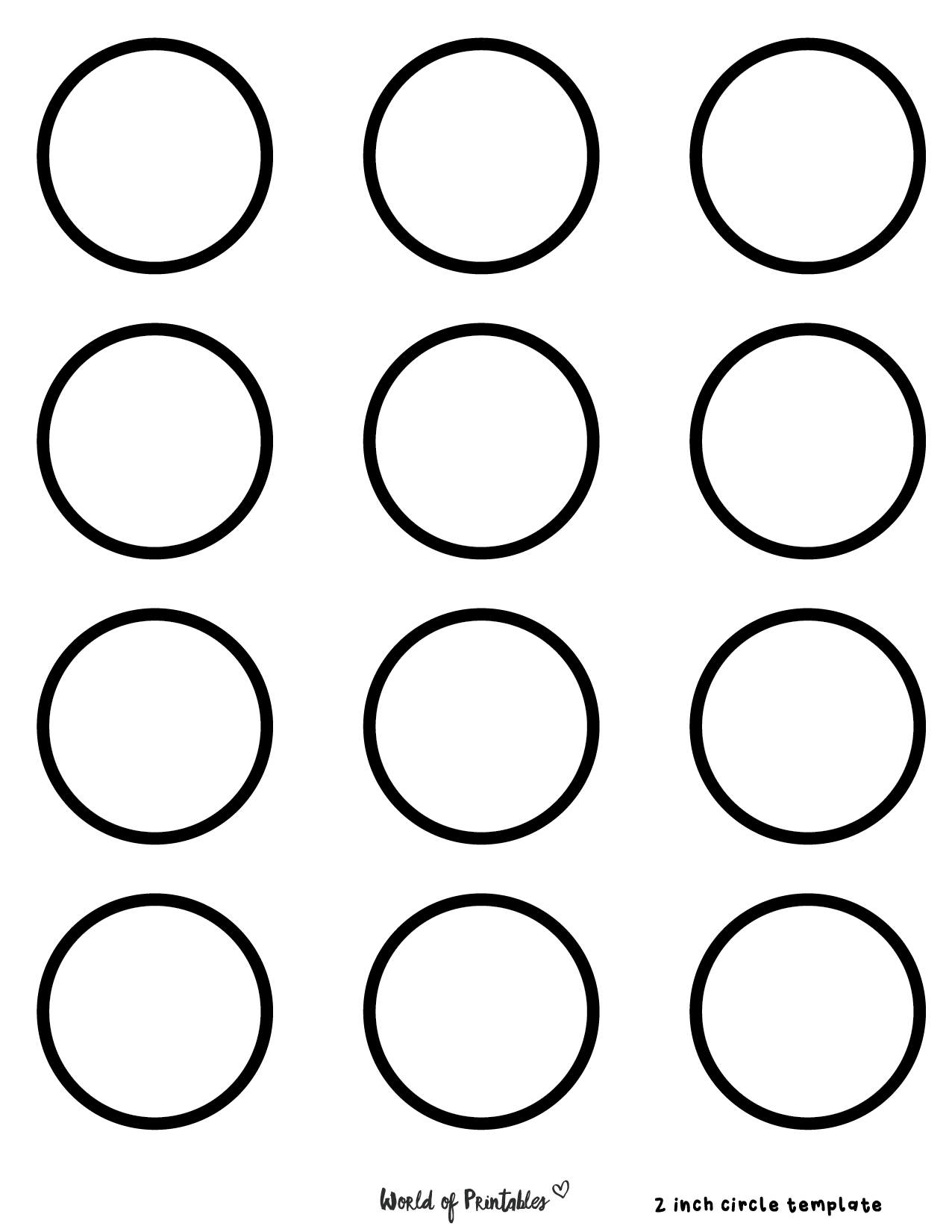 circle template printable circle template printable