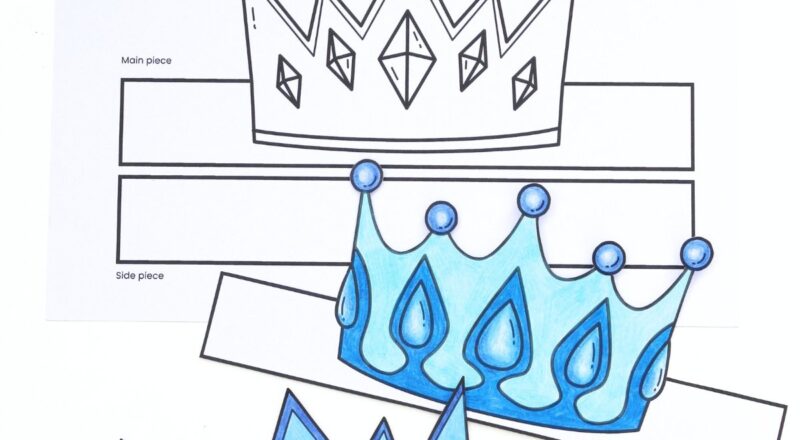 Free Printable Crown Templates Gathering Beauty