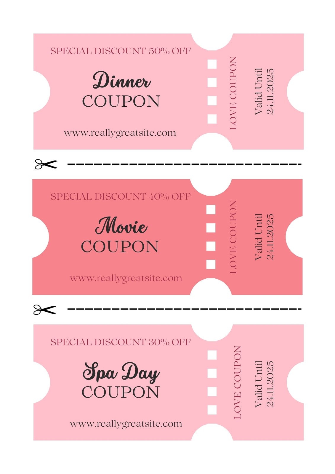Free Printable Customizable Coupon Templates Canva