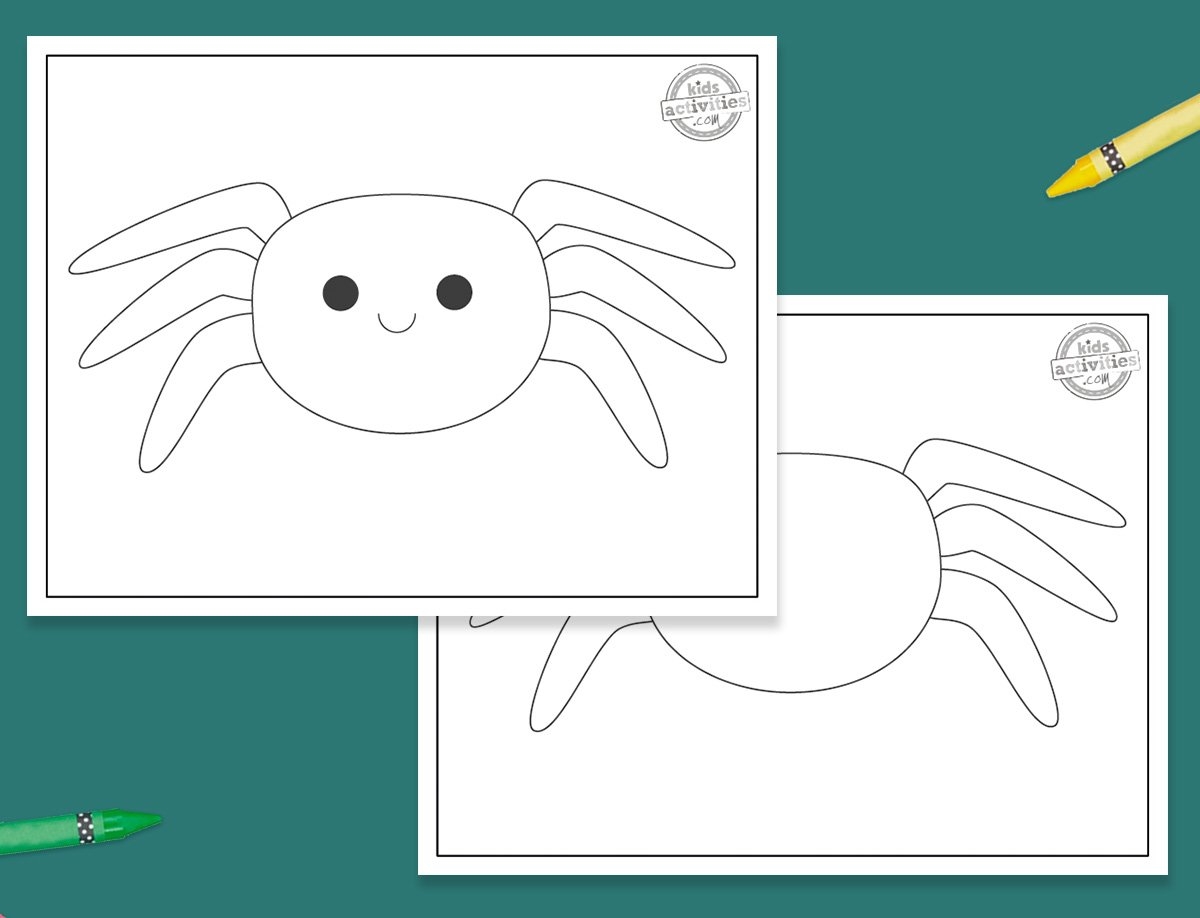 Free Printable Cute Spider Template Kids Activities Blog