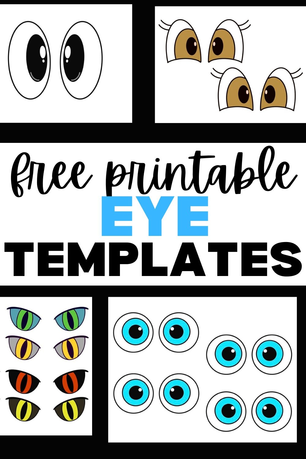 Free Printable Eye Template For Crafts 