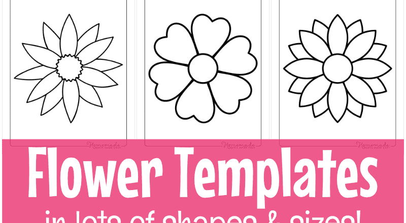 Free Printable Flower Templates For Crafts
