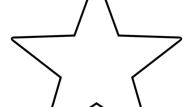 Free Printable Heart Stencils Star Templates What Mommy Does