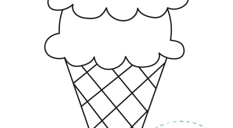 Free Printable Ice Cream Template Simple Mom Project