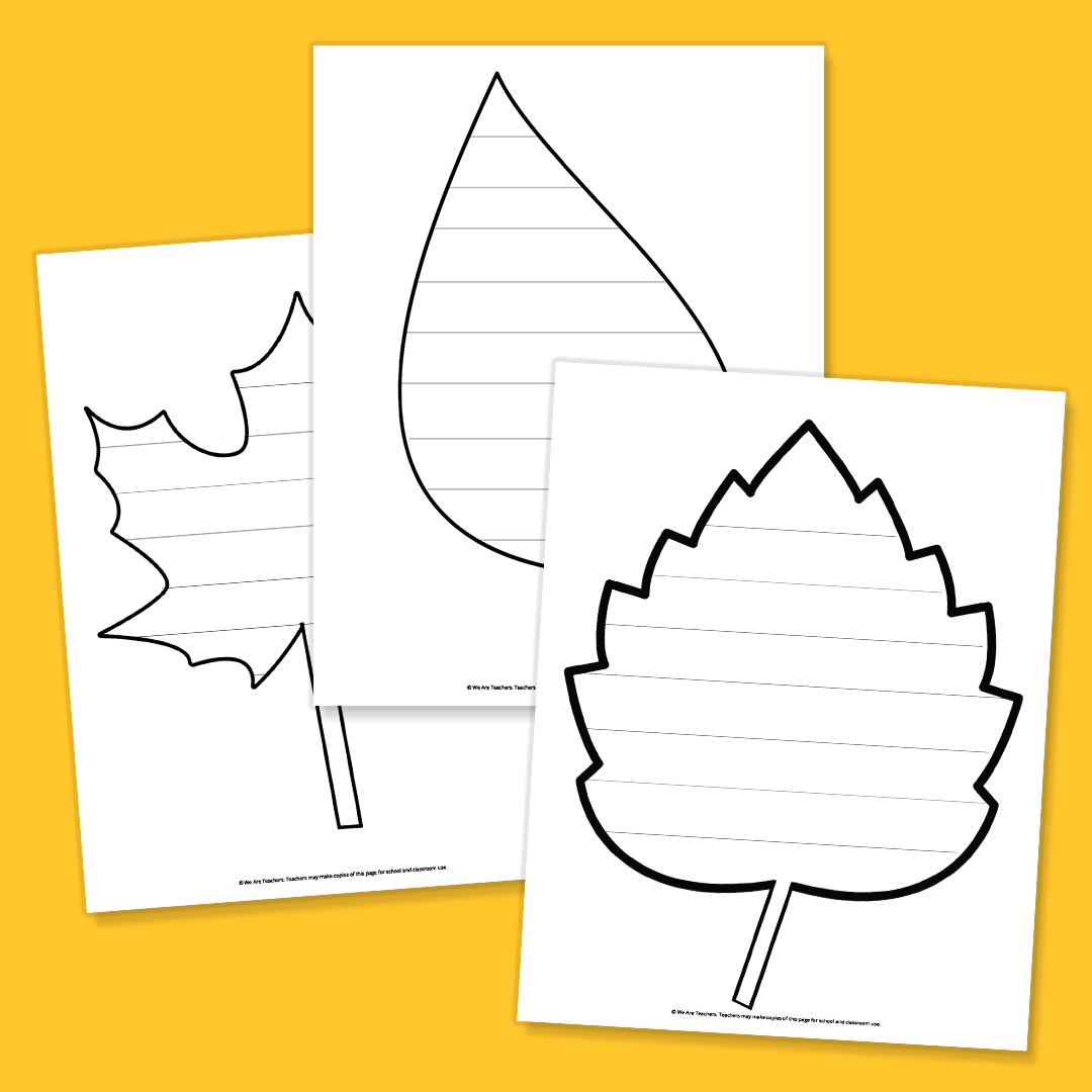 Free Printable Leaf Template Bundle For Fall