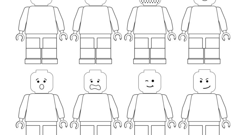 Free Printable Lego Coloring Pages Paper Trail Design