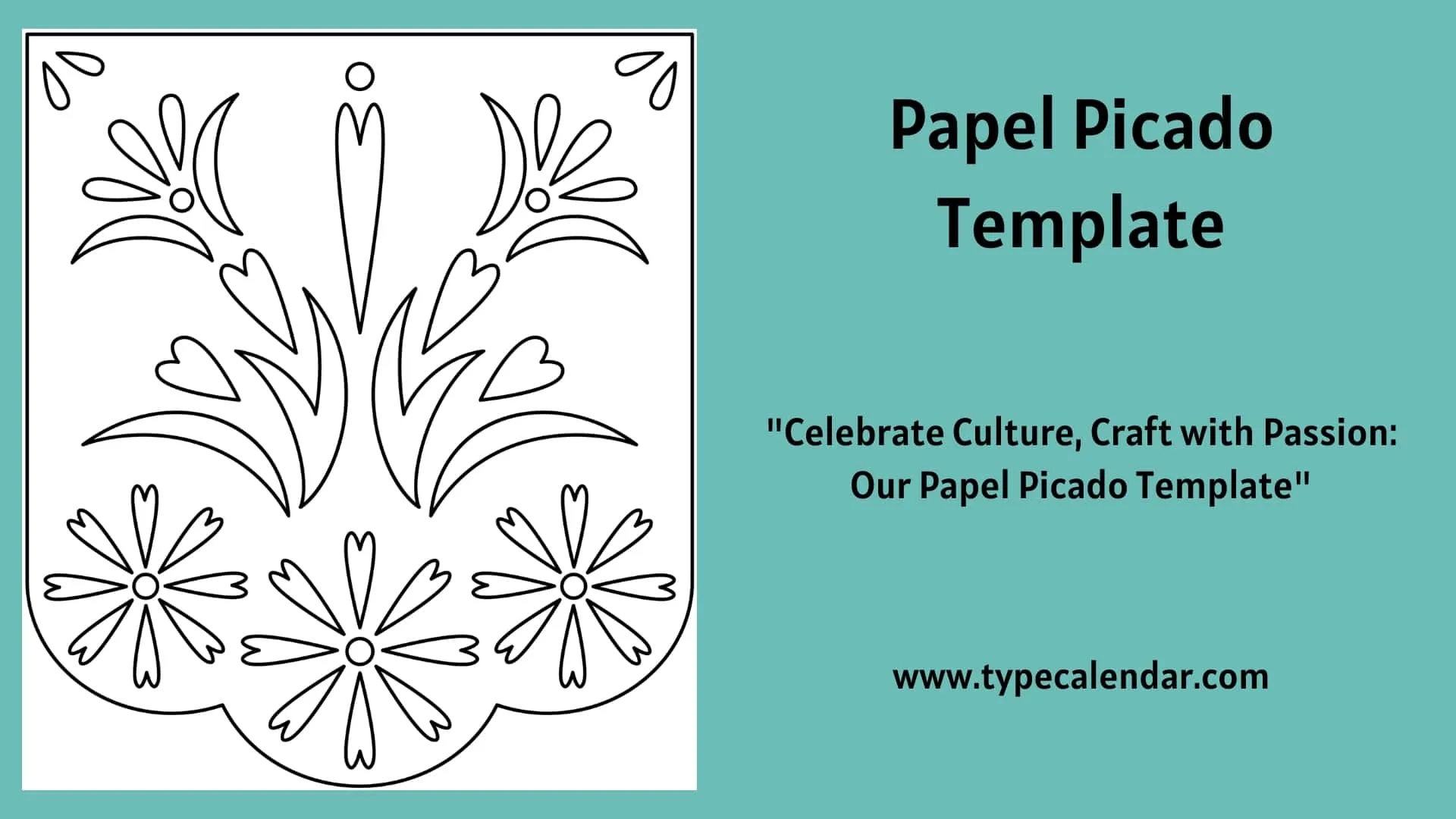 Free Printable Papel Picado Templates Mexican Banner PDF 