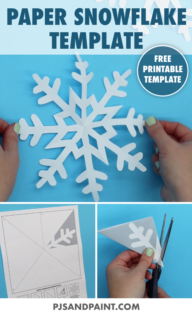 snowflake template free printable snowflake template free printable