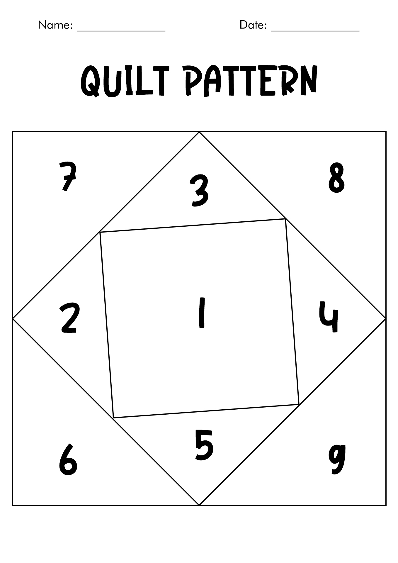 Free Printable Printable Quilt Templates Printable Party Favors