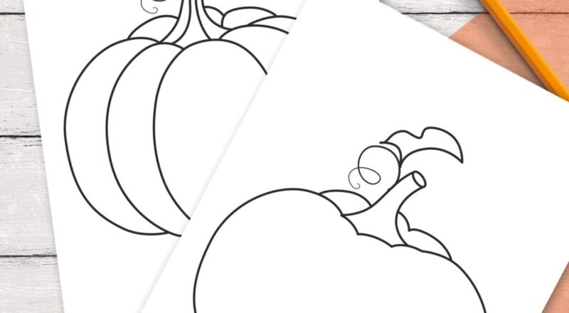Free Printable Pumpkin Templates For Crafts And Activities